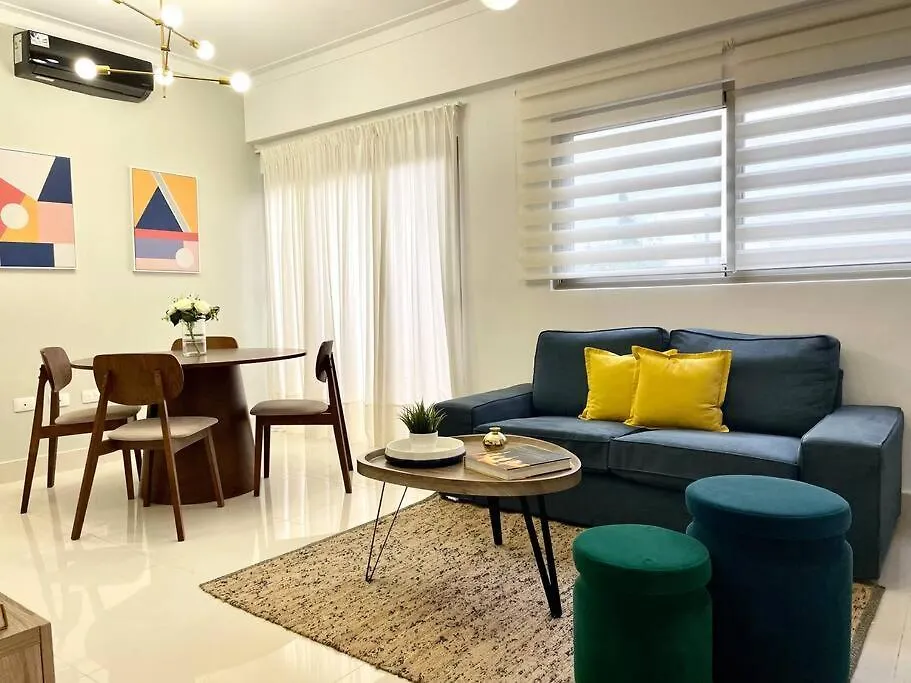 Luxury 1 Bdr , Rooftop Pool, Gym, In Downtown D2 산토도밍고